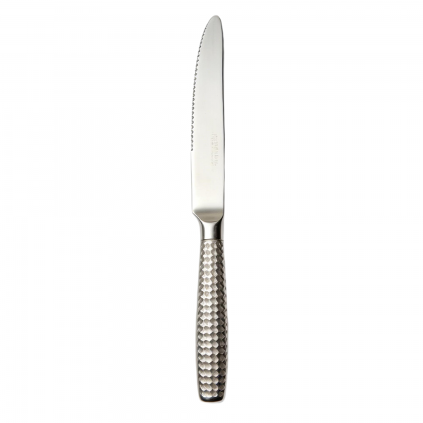 12-Piece Diamond Texture Non-Slip Stainless Steel Dinner Knife