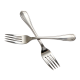 12-Piece Embossed European Stainless Steel Fork Set
