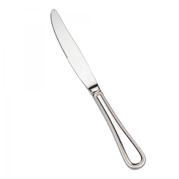 12-Piece Minimalist Hollow Handle Stainless Steel Dinner Knife